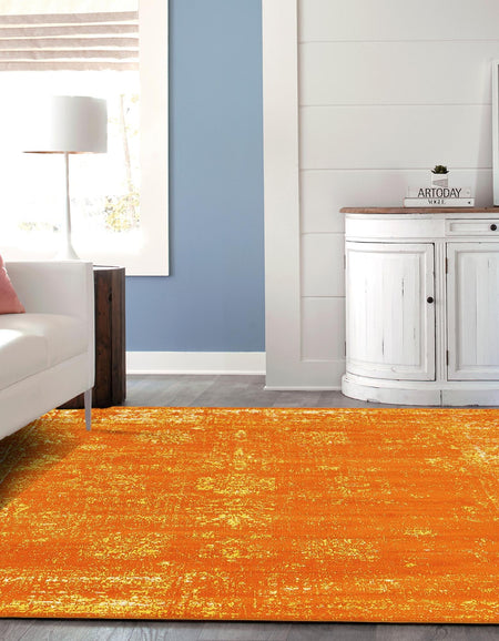 Riviera Elegance Collection Area Rug - Antibes (Orange)