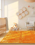 Riviera Elegance Collection Area Rug - Antibes (Orange)