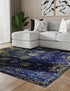 Riviera Elegance Collection Area Rug - Antibes (Navy Blue)