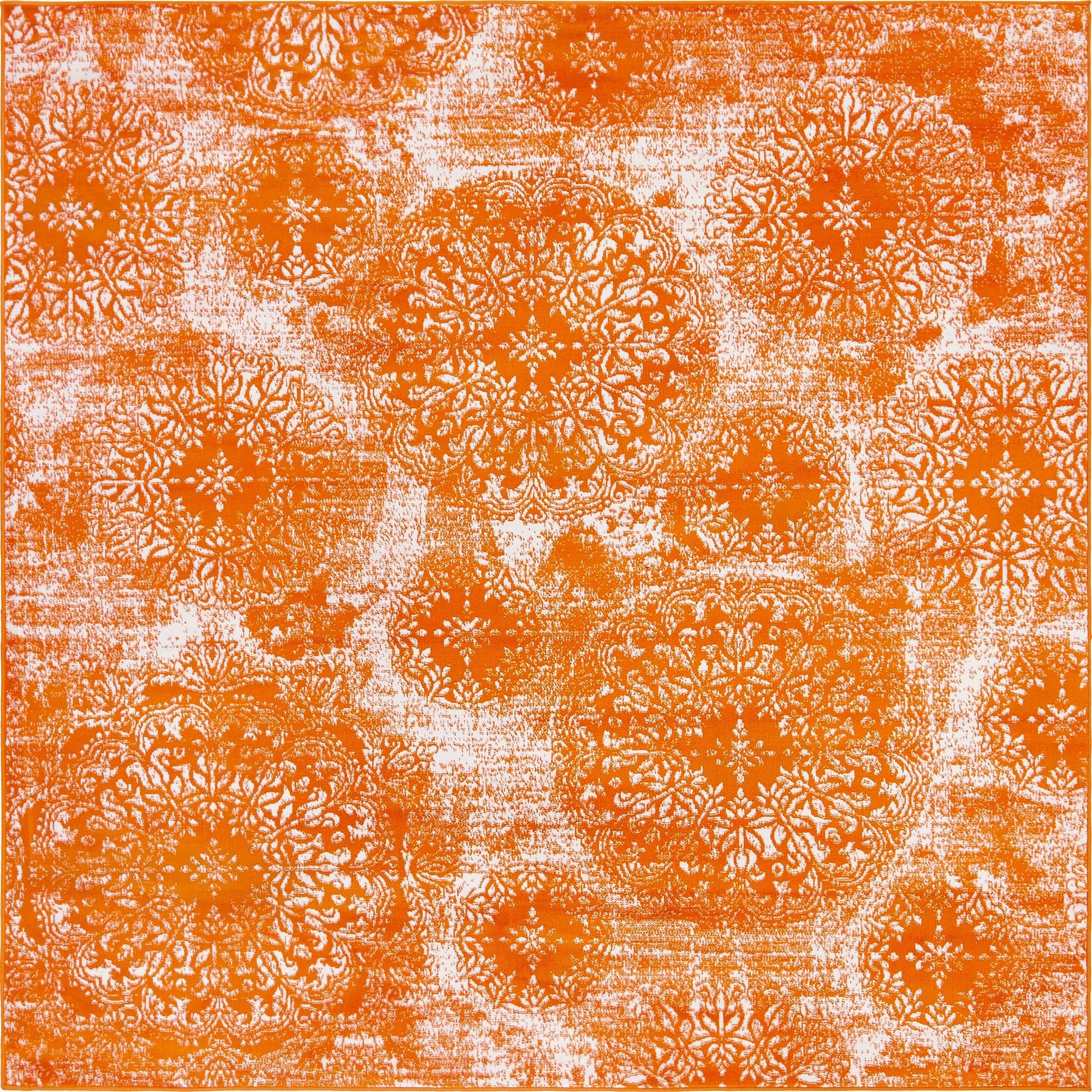 Riviera Elegance Collection Area Rug -  Monaco (Orange)