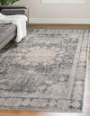 Oxfordshire Elegance Collection Area Rug - Abingdon Rectangle Gray  lifestyle 3