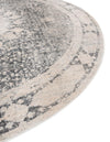 Oxfordshire Elegance Collection Area Rug - Abingdon Round Gray  lifestyle 68