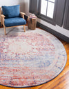 Oxfordshire Elegance Collection Area Rug - Abingdon Round Multi  lifestyle 51