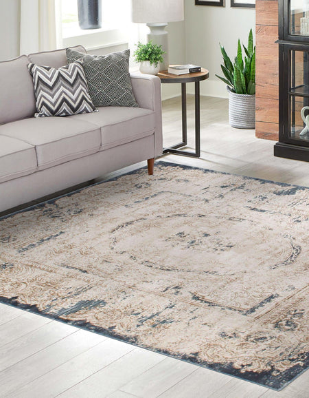 Coastal Manor Collection Area Rug -  Tidewater