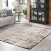 Coastal Manor Collection Area Rug -  Tidewater Square Cream  lifestyle 56