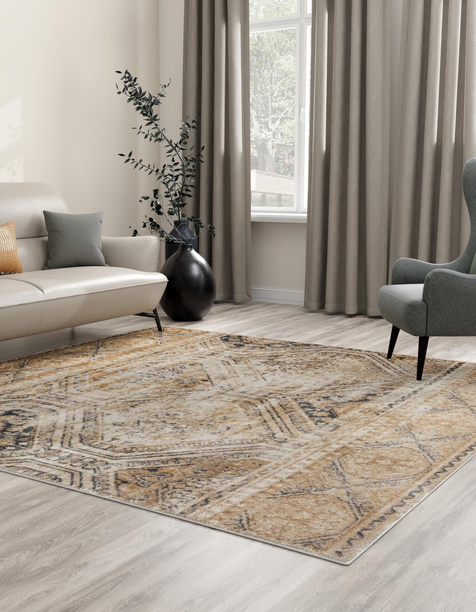 Coastal Manor Collection Area Rug -  Oceanfront