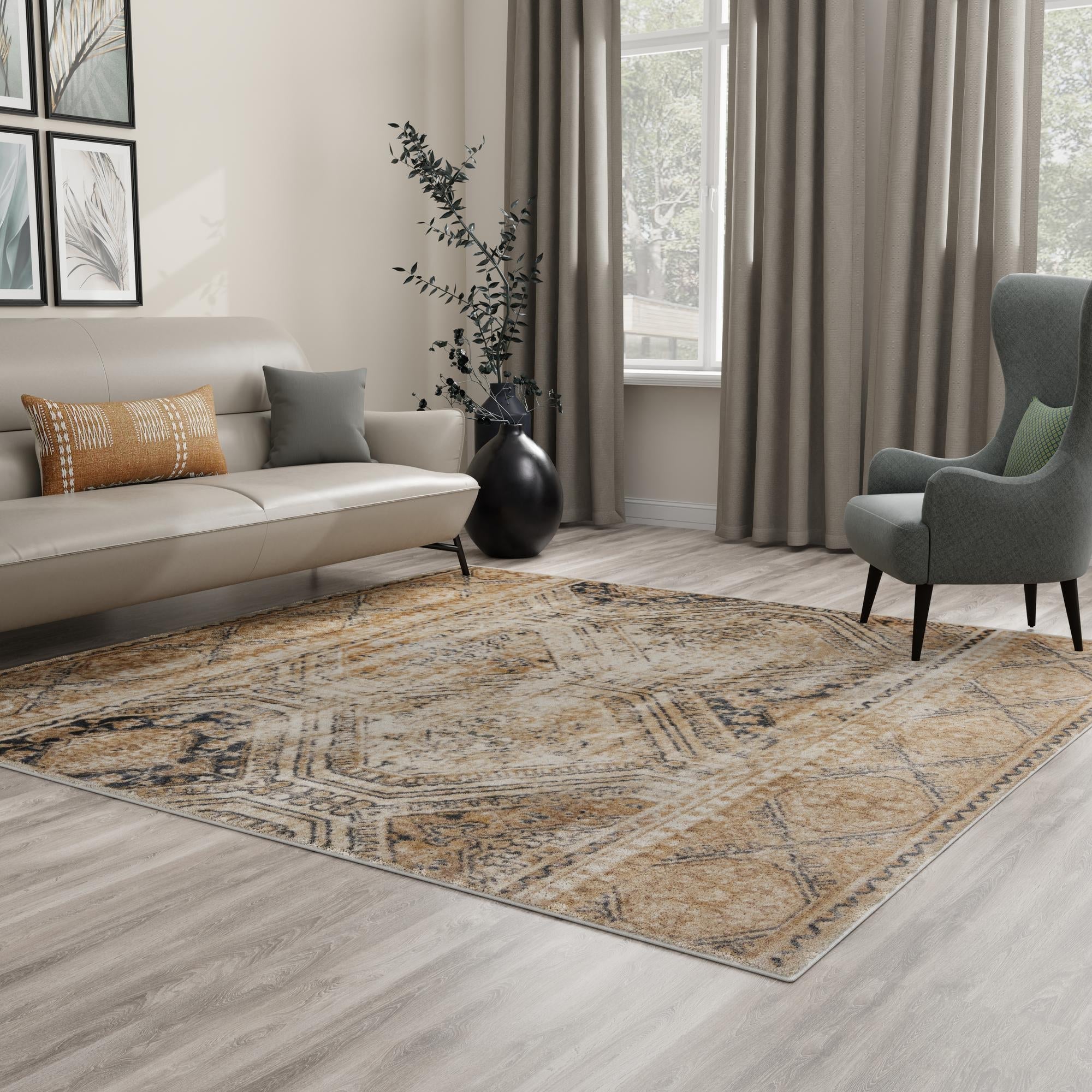 Coastal Manor Collection Area Rug -  Oceanfront