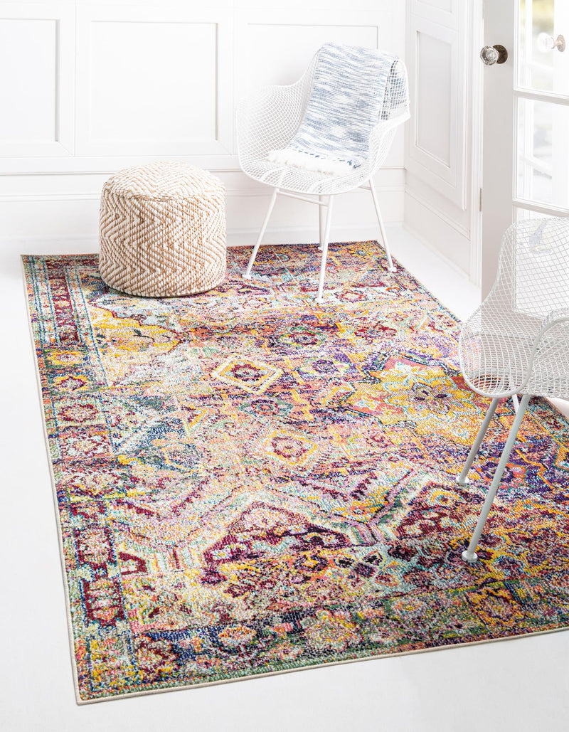 Sierra Collection Area Rug -  Catalina Rectangle Multi  lifestyle 2