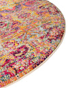 Sierra Collection Area Rug -  Catalina Round Multi  lifestyle 37