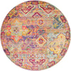 Sierra Collection Area Rug -  Catalina Round Multi  lifestyle 16