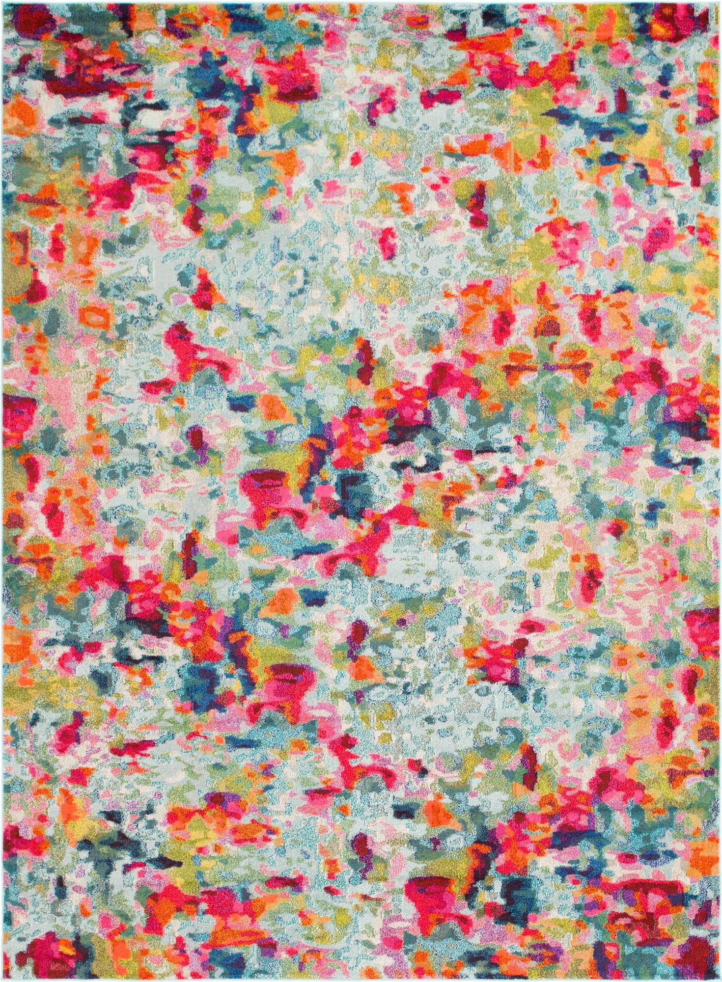 Chromatic Oasis Collection Area Rug -  Lagoon