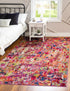 Chromatic Oasis Collection Area Rug -  Lagoon