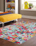 Chromatic Oasis Collection Area Rug -  Lagoon