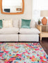 Chromatic Oasis Collection Area Rug -  Lagoon