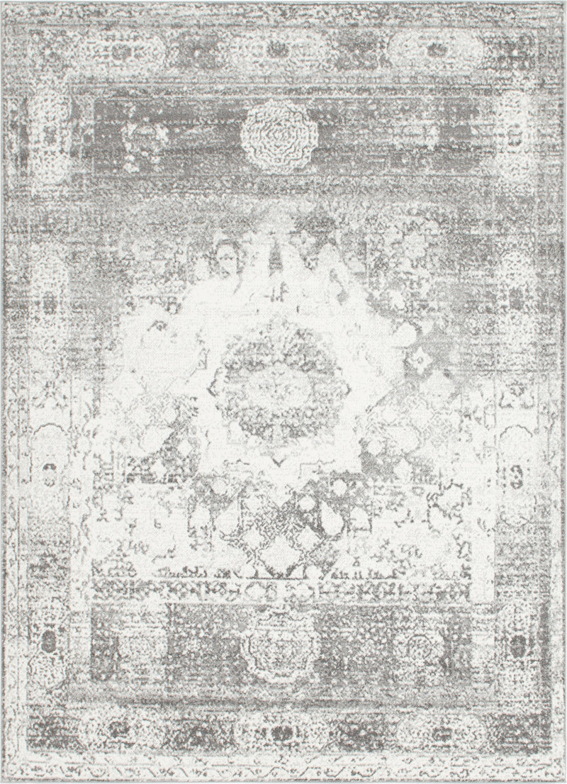 Amalfi Coast Woven Collection Area Rug -  Ravello Rectangle Gray Main