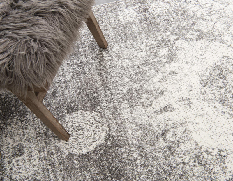 Amalfi Coast Woven Collection Area Rug -  Ravello Runner Gray  lifestyle 44