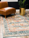 Amalfi Coast Woven Collection Area Rug -  Minori Rectangle Blue  lifestyle 2