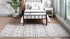 Hollywood Luxe Collection Area Rug -  Beverly (White Silver)