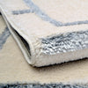 Hollywood Luxe Collection Area Rug -  Beverly (White Silver) Rectangle White Silver  lifestyle 6