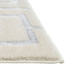 Hollywood Luxe Collection Area Rug -  Beverly (White Silver) Rectangle White Silver  lifestyle 7