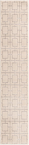 Hollywood Luxe Collection Area Rug -  Beverly (White Silver) Runner White Silver  lifestyle 15