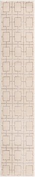 Hollywood Luxe Collection Area Rug -  Beverly (White Silver)