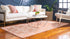 Hollywood Luxe Collection Area Rug -  Beverly (Coral Silver)