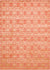 Hollywood Luxe Collection Area Rug -  Beverly (Coral Gold) Rectangle Coral Gold Main