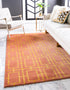 Hollywood Luxe Collection Area Rug -  Beverly (Coral Gold)