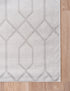 Hollywood Luxe Collection Area Rug - Sunset (White Silver)