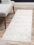 Hollywood Luxe Collection Area Rug - Sunset (White Silver)