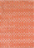 Hollywood Luxe Collection Area Rug - Sunset (Coral Silver) Rectangle Coral Silver Main