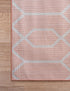 Hollywood Luxe Collection Area Rug - Sunset (Coral Silver)