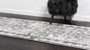 Amalfi Coast Woven Collection Area Rug -  Capri Runner Gray  lifestyle 70