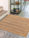 Woven Seaside Jute Collection Area Rug - Savannah (Natural) Square Natural  lifestyle 43