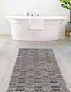 Osian Looms Collection Area Rug - Osian Runner Dark Gray  lifestyle 5