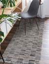 Osian Looms Collection Area Rug - Osian Runner Dark Gray  lifestyle 8