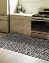 Osian Looms Collection Area Rug - Osian Runner Dark Gray  lifestyle 19