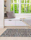 Osian Looms Collection Area Rug - Osian Runner Dark Gray  lifestyle 23