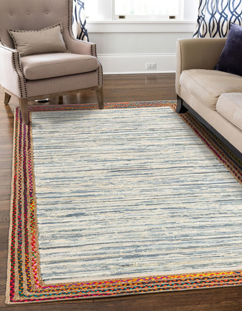 Osian Looms Collection Area Rug - Amber Rectangle Ivory  lifestyle 3