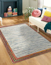 Osian Looms Collection Area Rug - Amber Rectangle Ivory  lifestyle 11