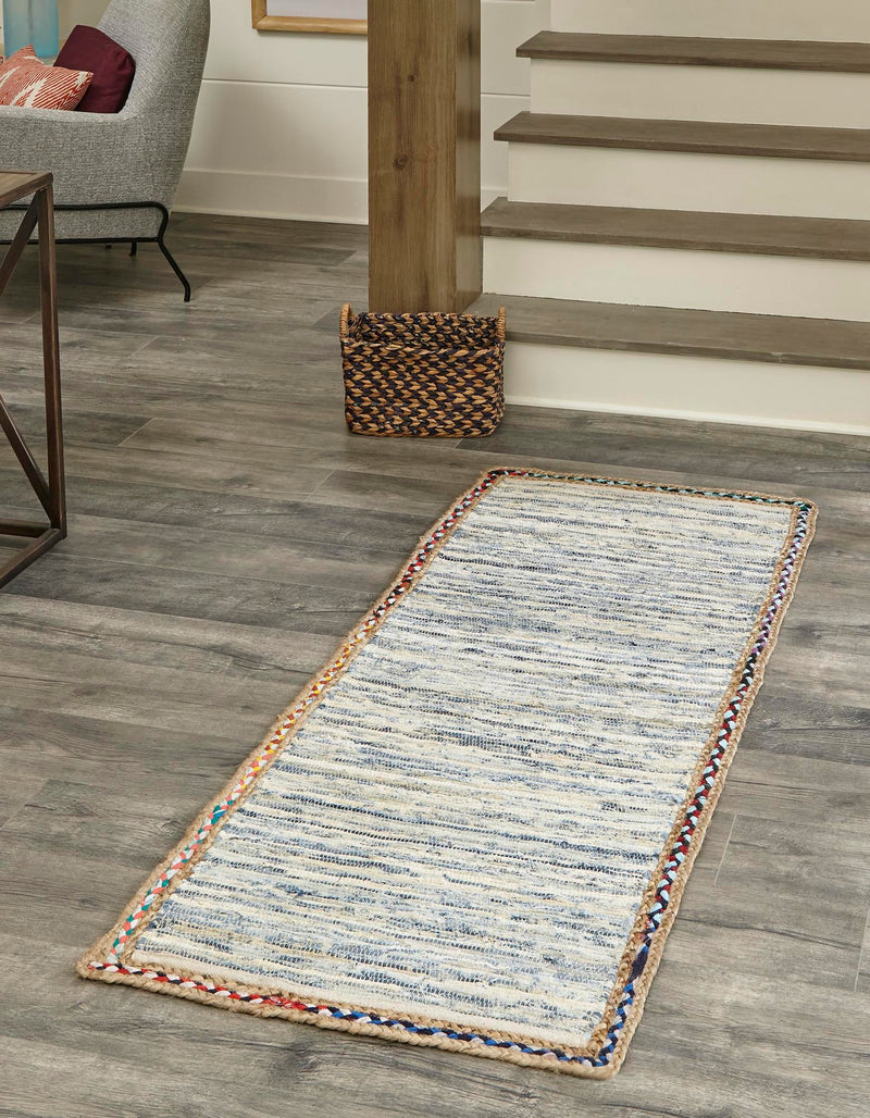 Osian Looms Collection Area Rug - Amber Runner Ivory  lifestyle 15