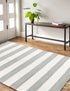 Tassel Trail Collection Area Rug - Pathway (Gray)