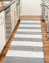 Tassel Trail Collection Area Rug - Pathway (Gray)