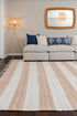 Tassel Trail Collection Area Rug - Pathway (Beige)