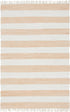 Tassel Trail Collection Area Rug - Pathway (Beige)