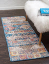 Seville Woven Collection Area Rug -  Giralda Runner Blue  lifestyle 14