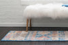 Seville Woven Collection Area Rug -  Giralda Runner Blue  lifestyle 18