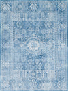 Bronx Loft Collection Area Rug -  Belmont Rectangle Blue  lifestyle 2