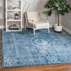 Bronx Loft Collection Area Rug -  Belmont Square Blue  lifestyle 39